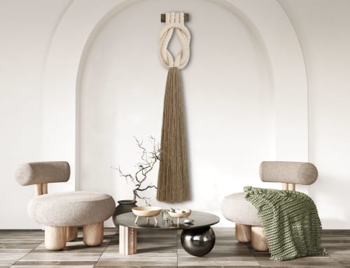 Forever Love Knot in Ivory | Wall Hangings by YASHI DESIGNS | Le Méridien Fort Worth Downtown in Fort Worth