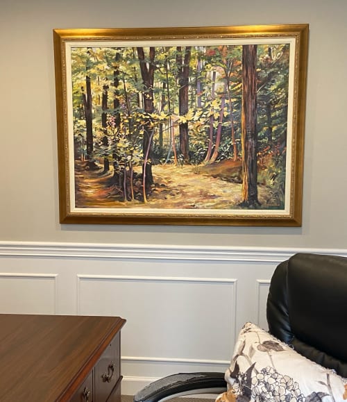 A WALK IN THE WOODS | Paintings by Suzanne Jack | Scott & Cain, Attorneys at Law in Knoxville