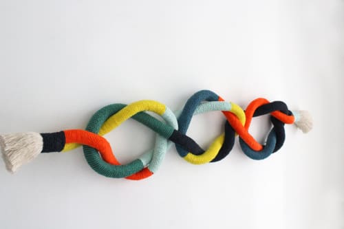 Rope Sculpture, Wall Hanging, Knot Wall Art, Gallery Wall | Wall Sculpture in Wall Hangings by Freefille