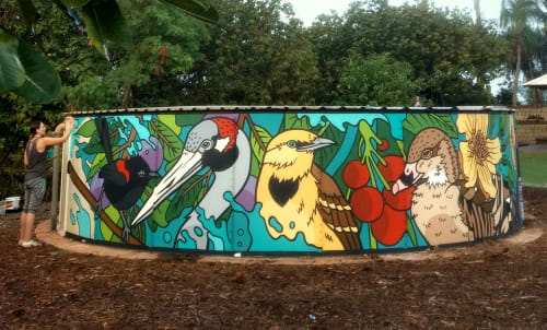 Birds of Broome | Street Murals by Mel McVee