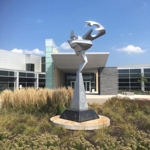 Dodge | Public Sculptures by Eric W. Stephenson | Purdue University Northwest - Westville Campus in Westville