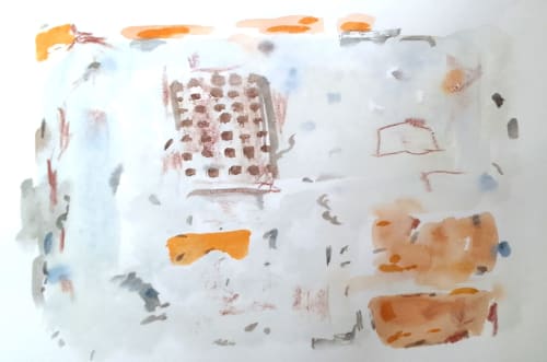 Abstract art 18 | Watercolor Painting in Paintings by Cumin Studio