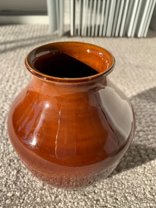 Amber Vase | Vases & Vessels by Falkin Pottery