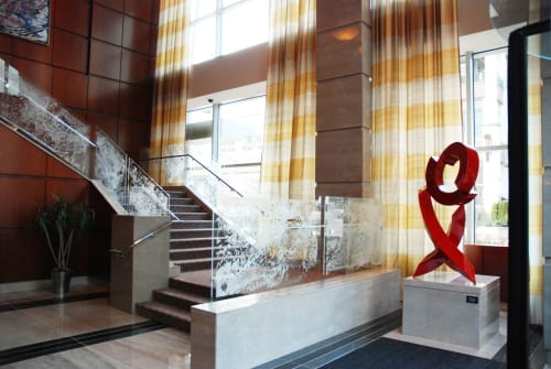 Red Rhythm in Charlotte | Public Sculptures by Rob Lorenson