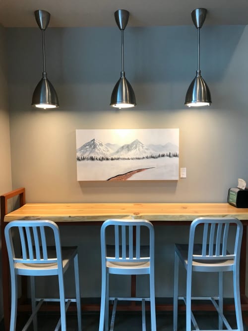Roadside | Paintings by Aimy Van der linden | Good Earth Coffeehouse - Centennial Place in Calgary