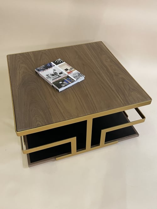 Modern Art Deco inspired Coffee Table | Tables by Fox Farm Design Build