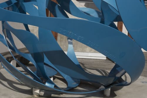 Ribbon of Life | Public Sculptures by Yvonne Domenge | Surrey Memorial Hospital in Surrey