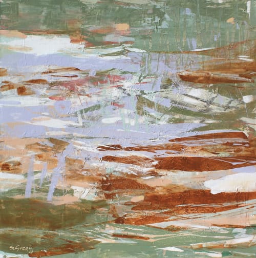 Large Acrylic Abstract Painting | Oil And Acrylic Painting in Paintings by Simona Gocan