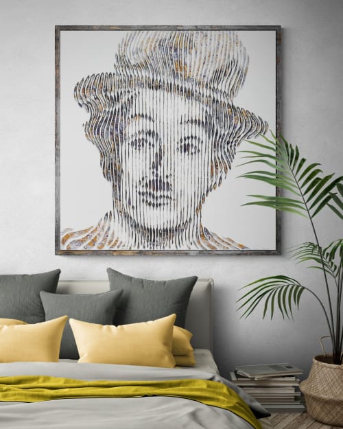 CHARLIE CHAPLIN FOREVER | Paintings by Virginie SCHROEDER