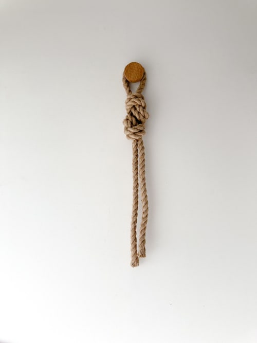 KNOT 002 | Rope Sculpture Wall Hanging | Wall Hangings by Ana Salazar Atelier