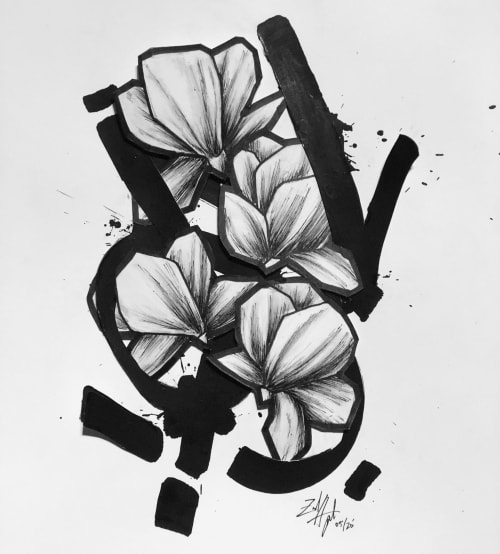 N O B L E | Oil And Acrylic Painting in Paintings by ZJA
