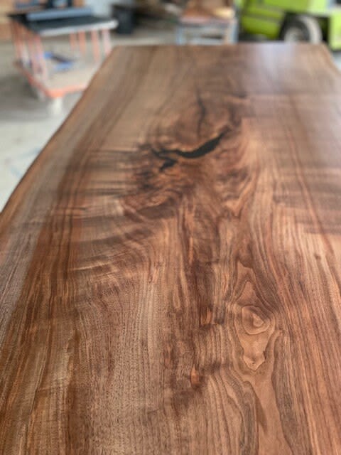 walnut single slab live edge table | Tables by Denali Furniture