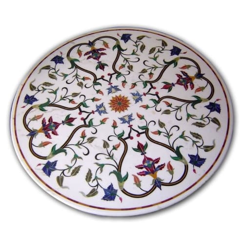 white marble table, coffee table, end table, tabletop | Tables by Innovative Home Decors