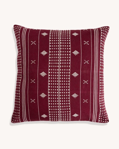 Emiliano Handwoven Cushion Cover | Linens & Bedding by Routes Interiors