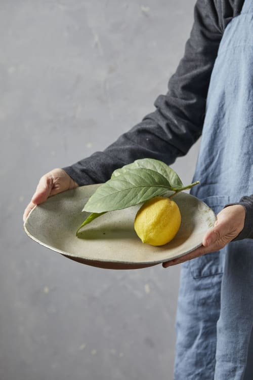 Large Cream Serving Bowl