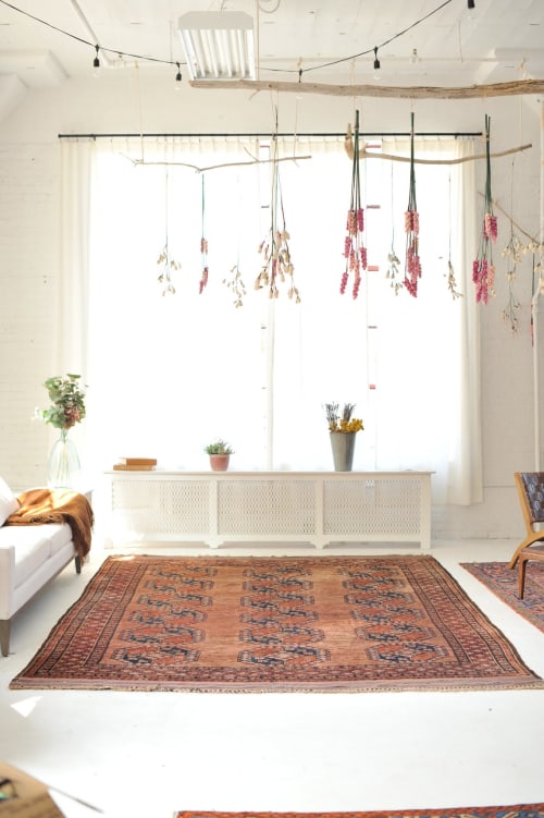 Penny and Earthy Salmon-Pink Undertones | Rugs by The Loom House