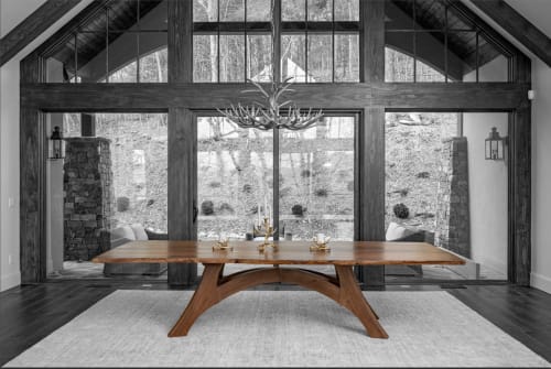 Timber Frame Base Table | Dining Table in Tables by Brian Boggs Chairmakers