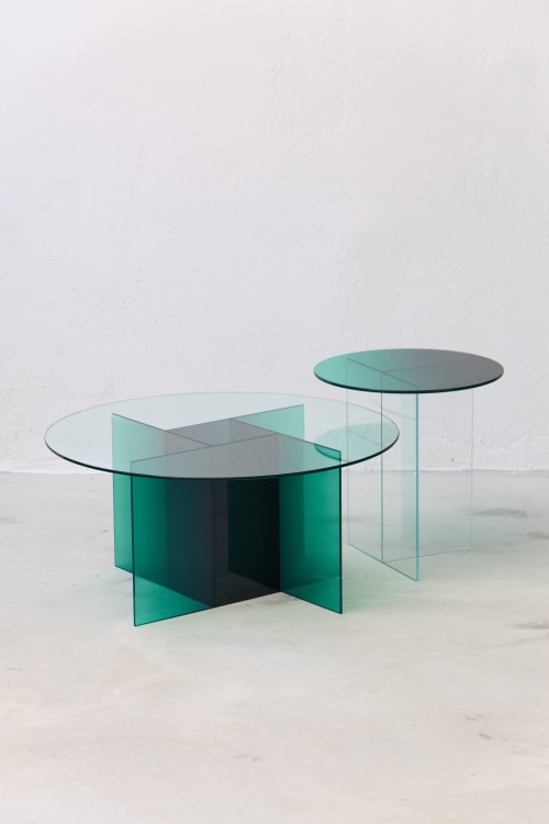 Cosmos Green Mini Coffee Table | Tables by STUDIO MONSOLEIL