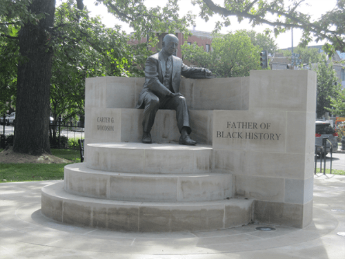 Carter G. Woodson Memorial | Public Sculptures by Kaskey Studio LLC | Carter G. Woodson Home National Historic Site in Washington