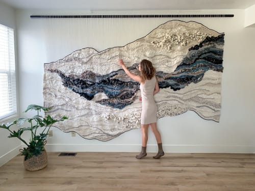 "The Return" large scale custom wall hanging | Wall Hangings by Rebecca Whitaker Art