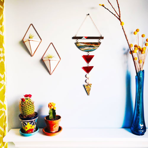 Seven Chakras Glass Wall Hanging | Wall Hangings by Samara Designs Studio