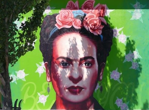 Frida Kahlo Mural by Rafael Blanco seen at Circus Circus Reno, Reno ...