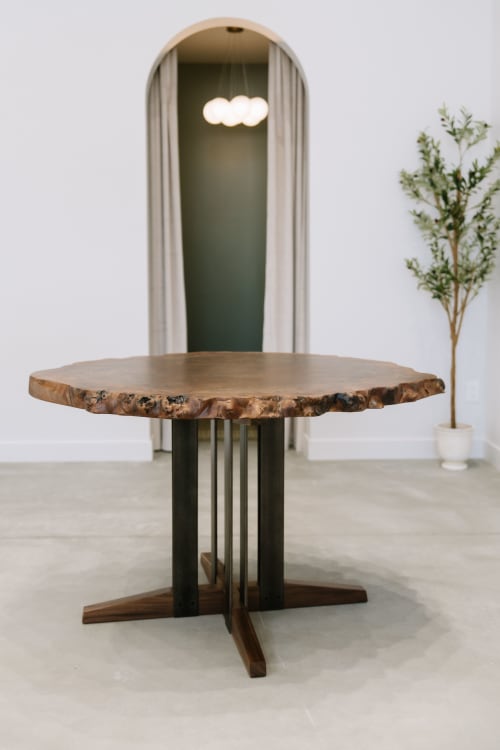 Walnut Burl Dining / Entryway Table | Tables by Fox F