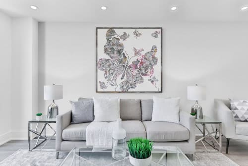 THE BUTTERFLY EXPLOSION | Paintings by Virginie SCHROEDER | Nashville, TN in Nashville