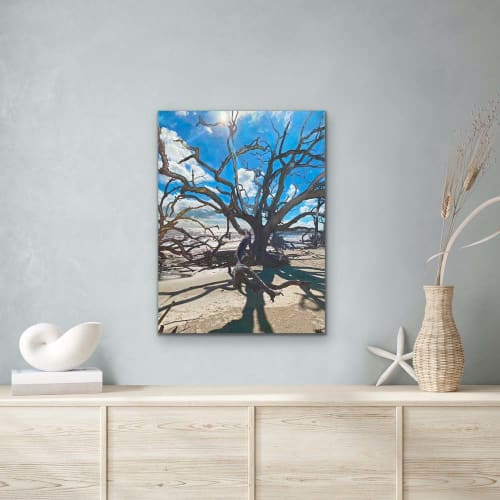 Driftwood Tangle Mixed Media Painting | Mixed Media by Strokes by Red - Red (Linda Harrison)