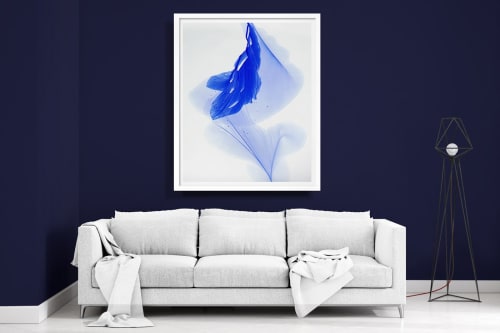 Our Blue Windows to Flying 51x42 | Paintings by Marta Spendowska | Marta Spendowska LLC in Portsmouth