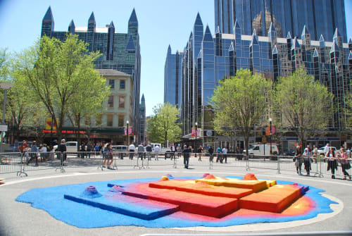 Other Side of the World | Public Art by Benjamin Ball | Pittsburgh, Pennsylvania in Pittsburgh
