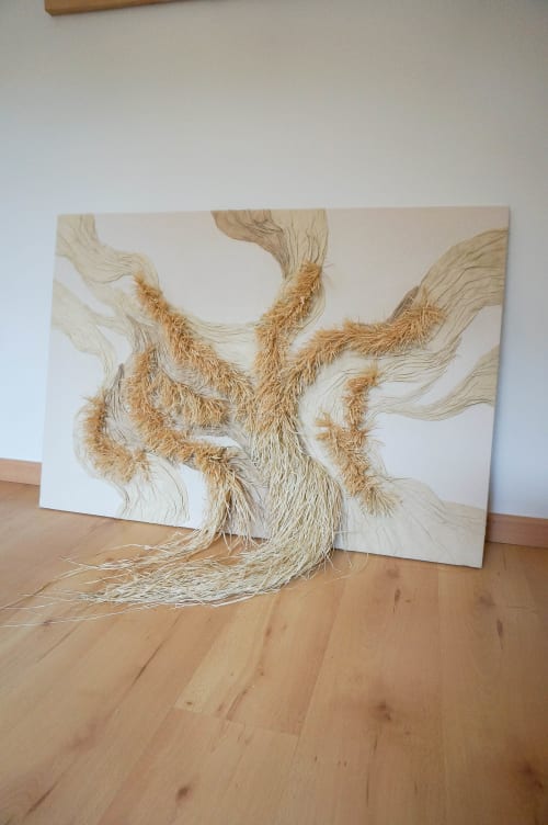 Corrientes IV | Embroidery in Wall Hangings by Mariana Baertl