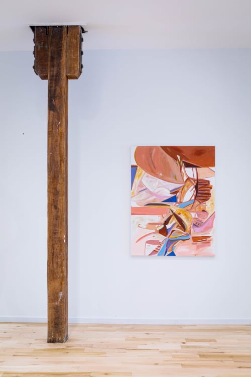 Stepping Up | Paintings by Zahra Nazari Studios | New York in New York