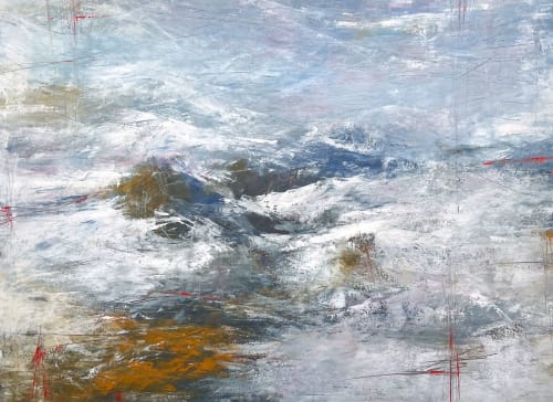 The Climb | Oil And Acrylic Painting in Paintings by Ana Carolina Mönnaco