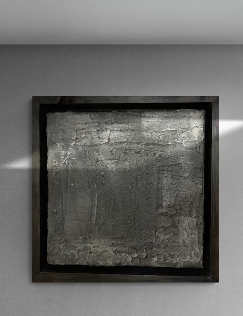 "set in stone" (sold) | Mixed Media in Paintings by VISCERAL HOME STUDIO