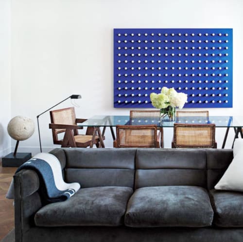 Peg Work - Blue Shadow | Sculptures by Bradley Duncan Studio