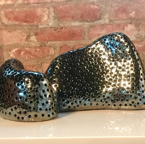 Silver mountains | Sculptures by Sharon Hardy Ceramics