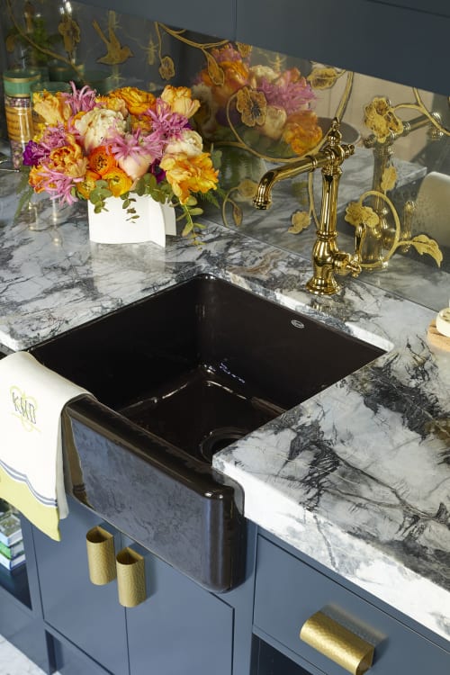 Artifacts Gentleman's Bar Sink Faucet and Whitehaven Under-Mount Sink with Tall Apron | Water Fixtures by Kohler | SF Decorator Showcase 2019 in San Francisco