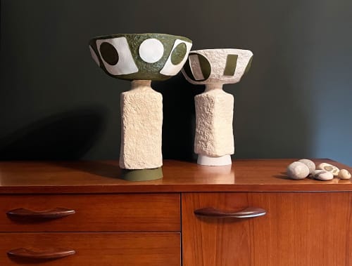 Cliff and Kent - a pair of decorative bowls