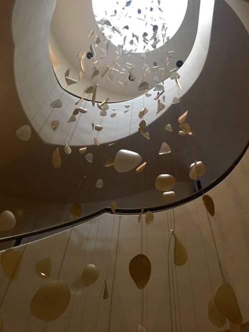 Shimmer - hanging sculpture | Wall Sculpture in Wall Hangings by Jane Guthridge