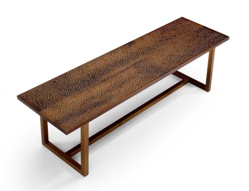 Nail Inlay Table No. 19 | Console Table in Tables by Peter Sandback