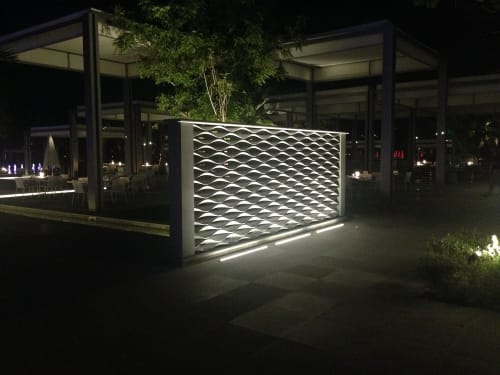 Onda Marble Divider | Tiles by Lithos Design | The Ritz-Carlton, Bahrain in Manama