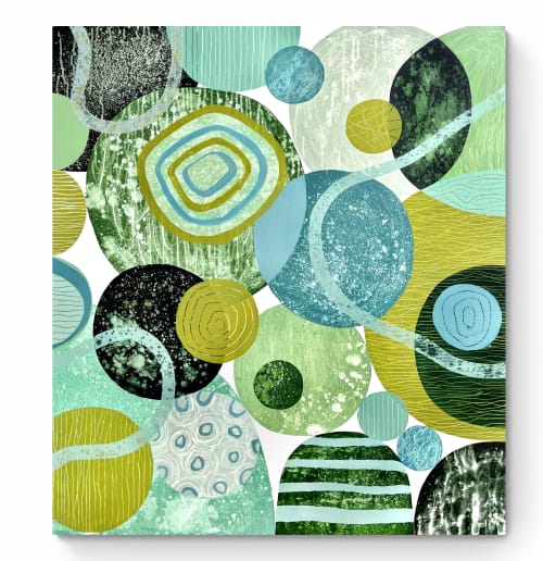 Connections 2 | Oil And Acrylic Painting in Paintings by Cristina Dalla Valentina