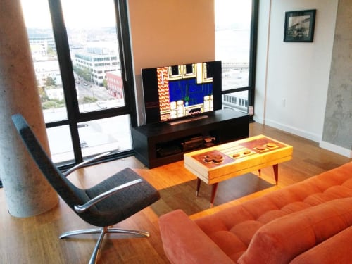 8 Bit Table By Charles Lushear Seen At Private Residence Seattle