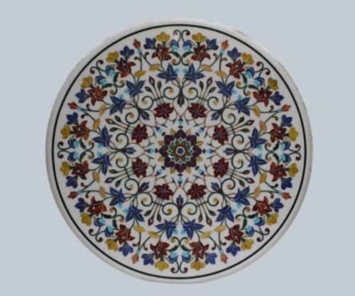 white marble table, coffee table, end table, tabletop | Tables by Innovative Home Decors