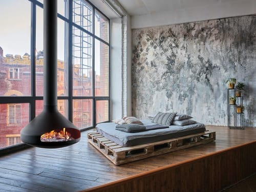 Ergofocus Gas Suspended Fireplace | Fireplaces by European Home