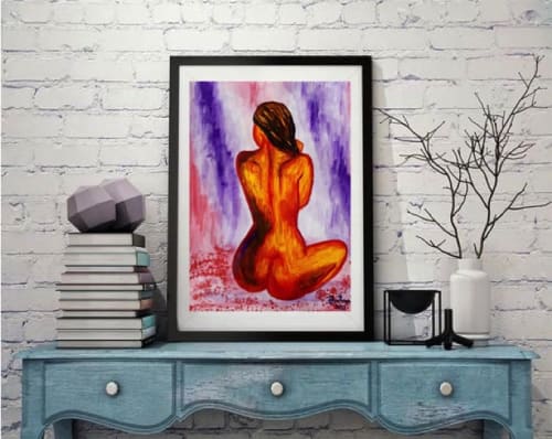 Colours of sensuality 3, Colores de Sensualidad 3 | Paintings by Elena Parau