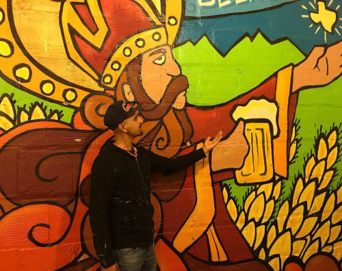 Wall Mural | Murals by Mario E. Figueroa, Jr. (GONZO247) | Saint Arnold Brewing Company in Houston