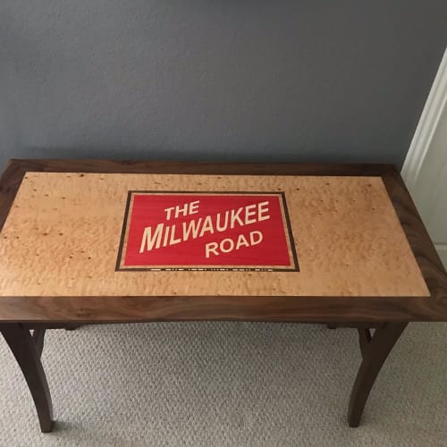Milwaukee Road Writing Desk | Tables by Wayne Delyea