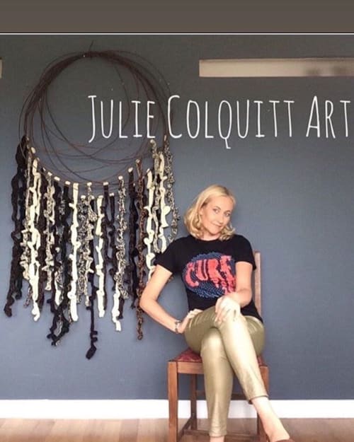 Rings around me | Wall Hangings by Julie Colquitt